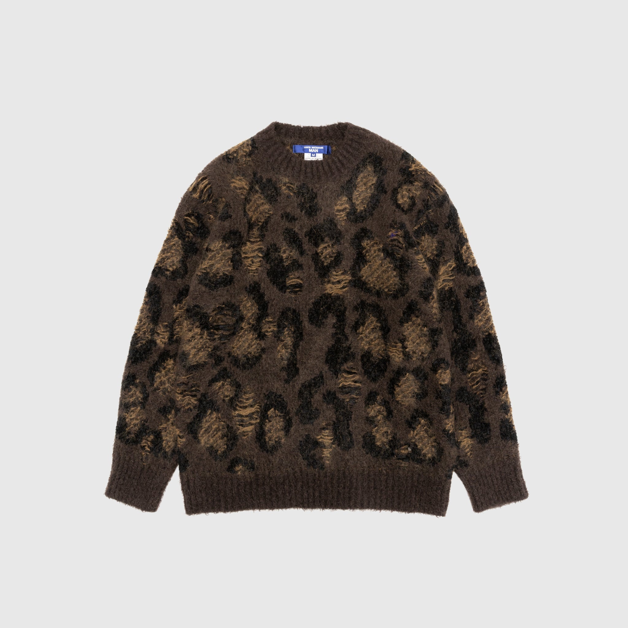 WOOL INTERLOCK JACQUARD SWEATER - 1