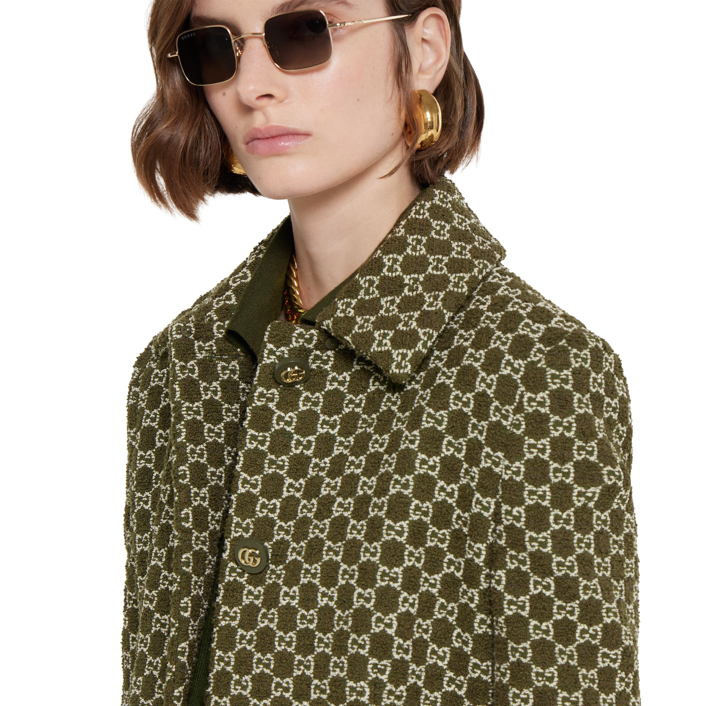 GG cotton bouclé jacket - 5