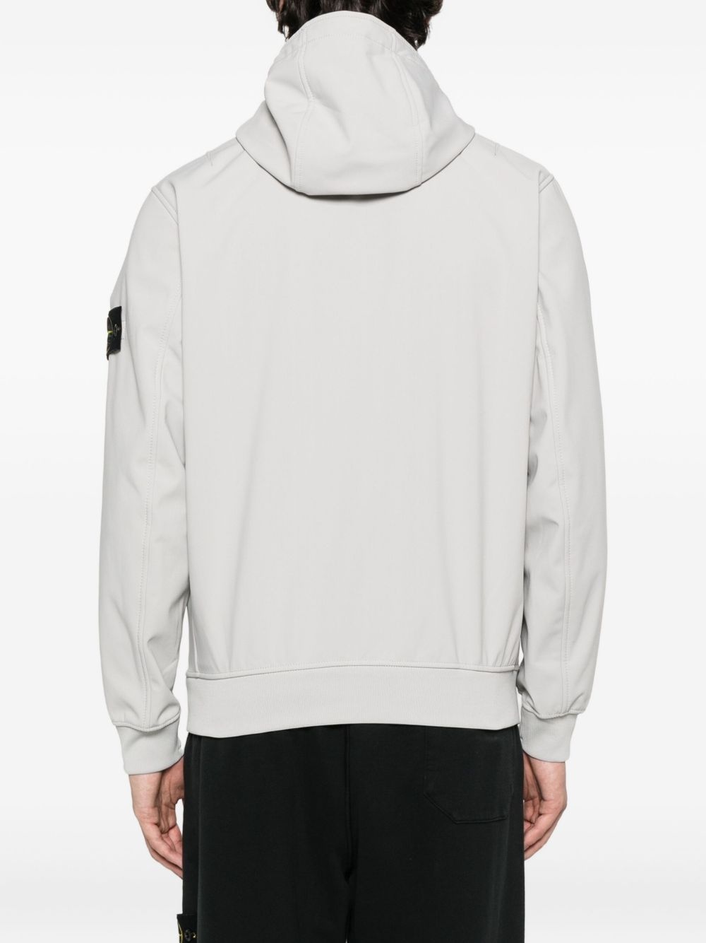 Q100004 hooded zip-front jacket - 4