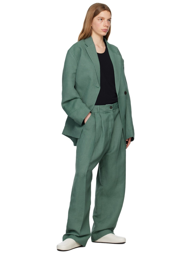 Studio Nicholson Green Acuna Trousers outlook
