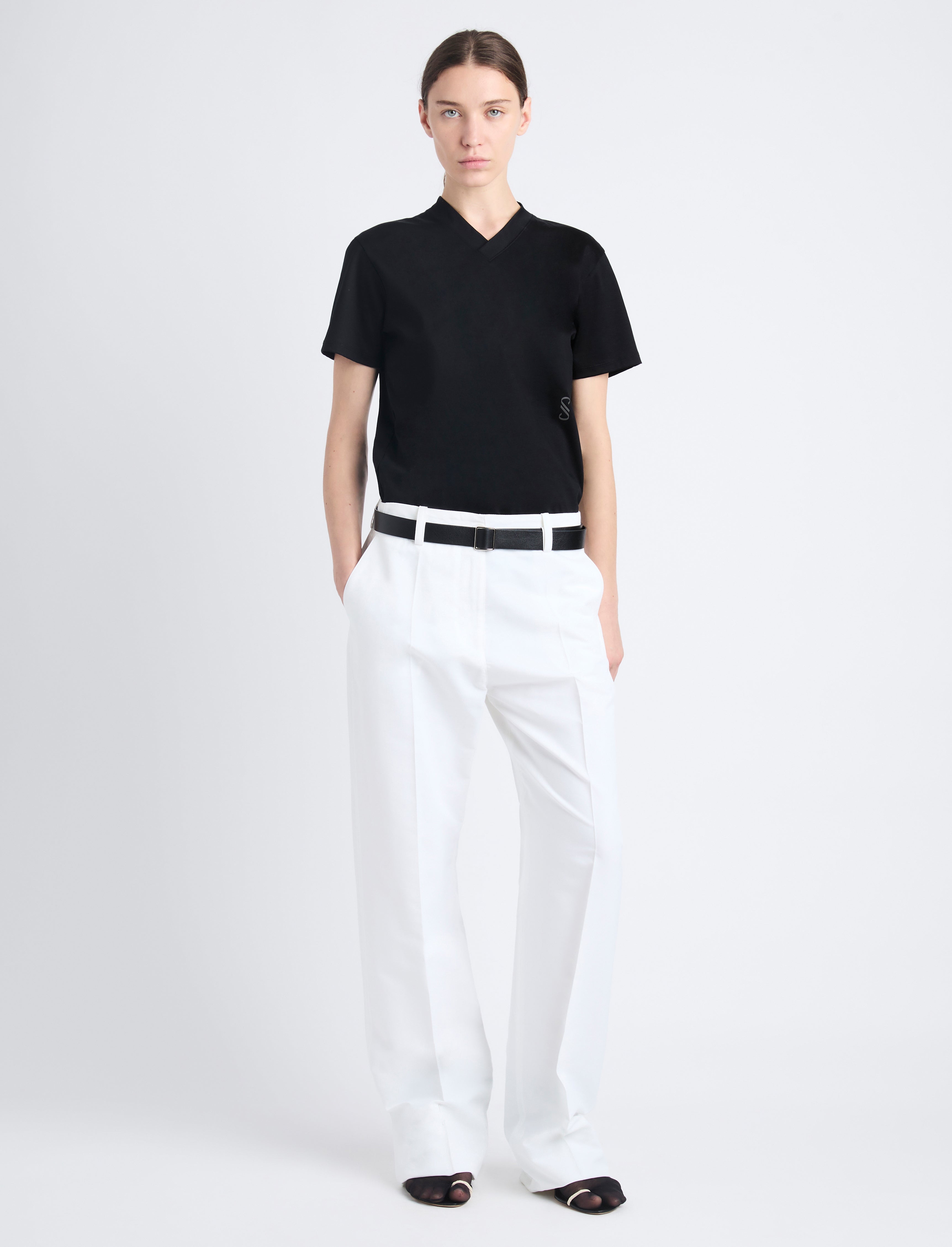 Joey Pant in Cotton Viscose - 2