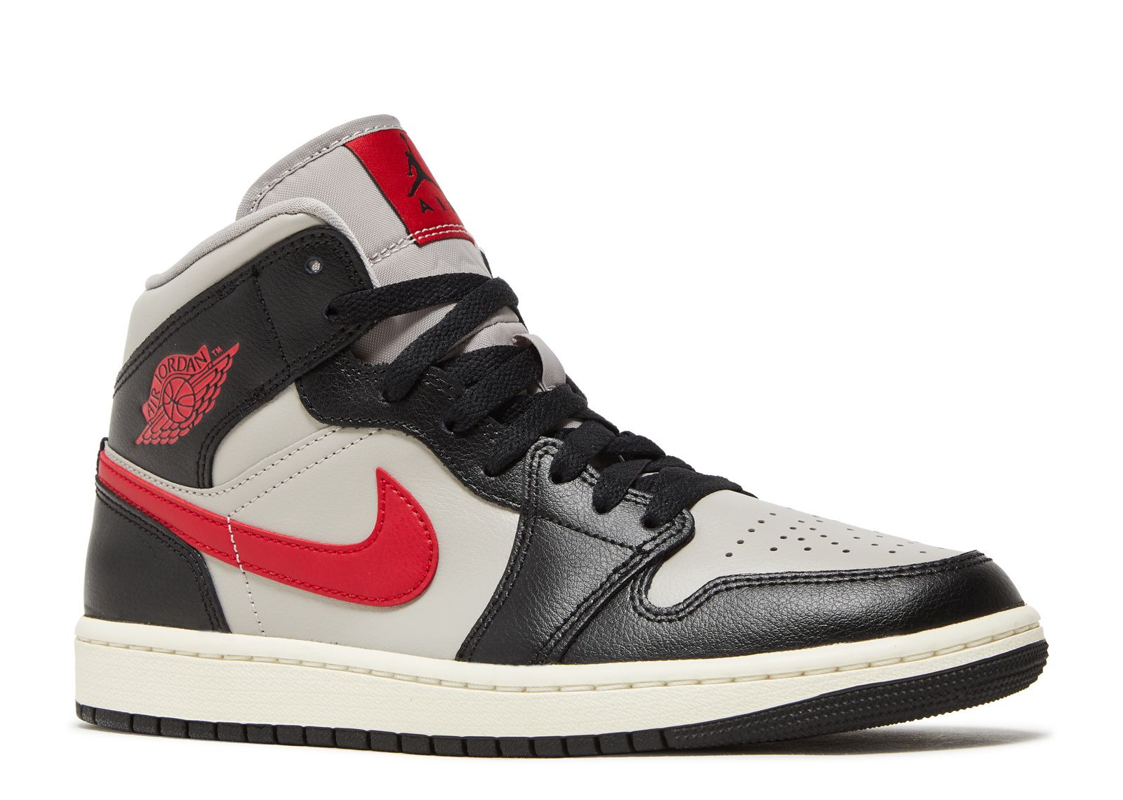 WMNS JORDAN 1 MID 'BLACK COLLEGE GREY' - 2