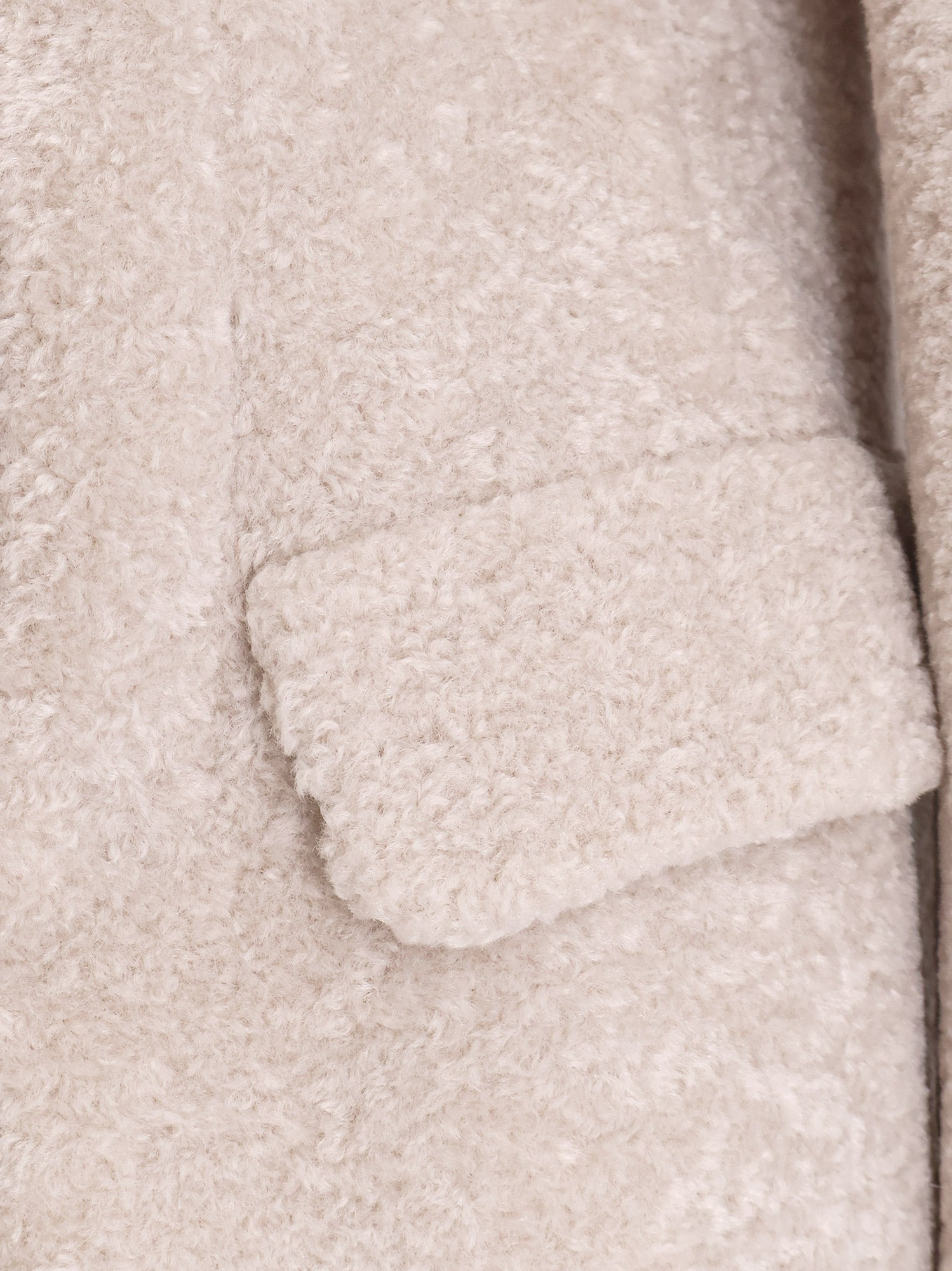 VALENTINI 1972 - Valentini 1972 Faux Sheepskin Double-Breasted Coat - 3