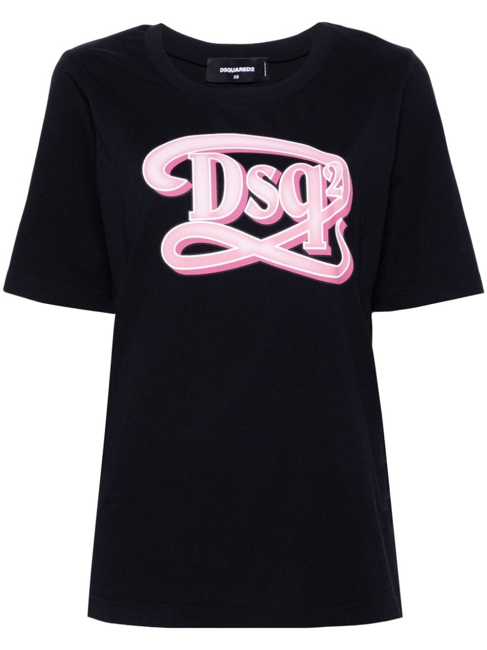 logo-print cotton T-shirt - 1