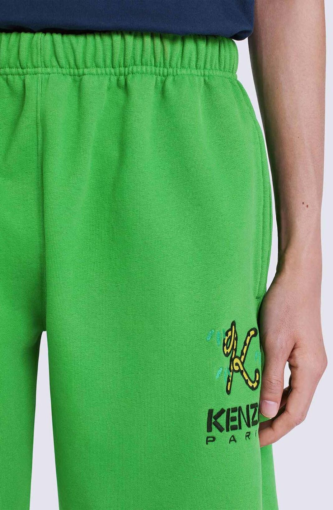 'Tiger Tail K' crest shorts - 7