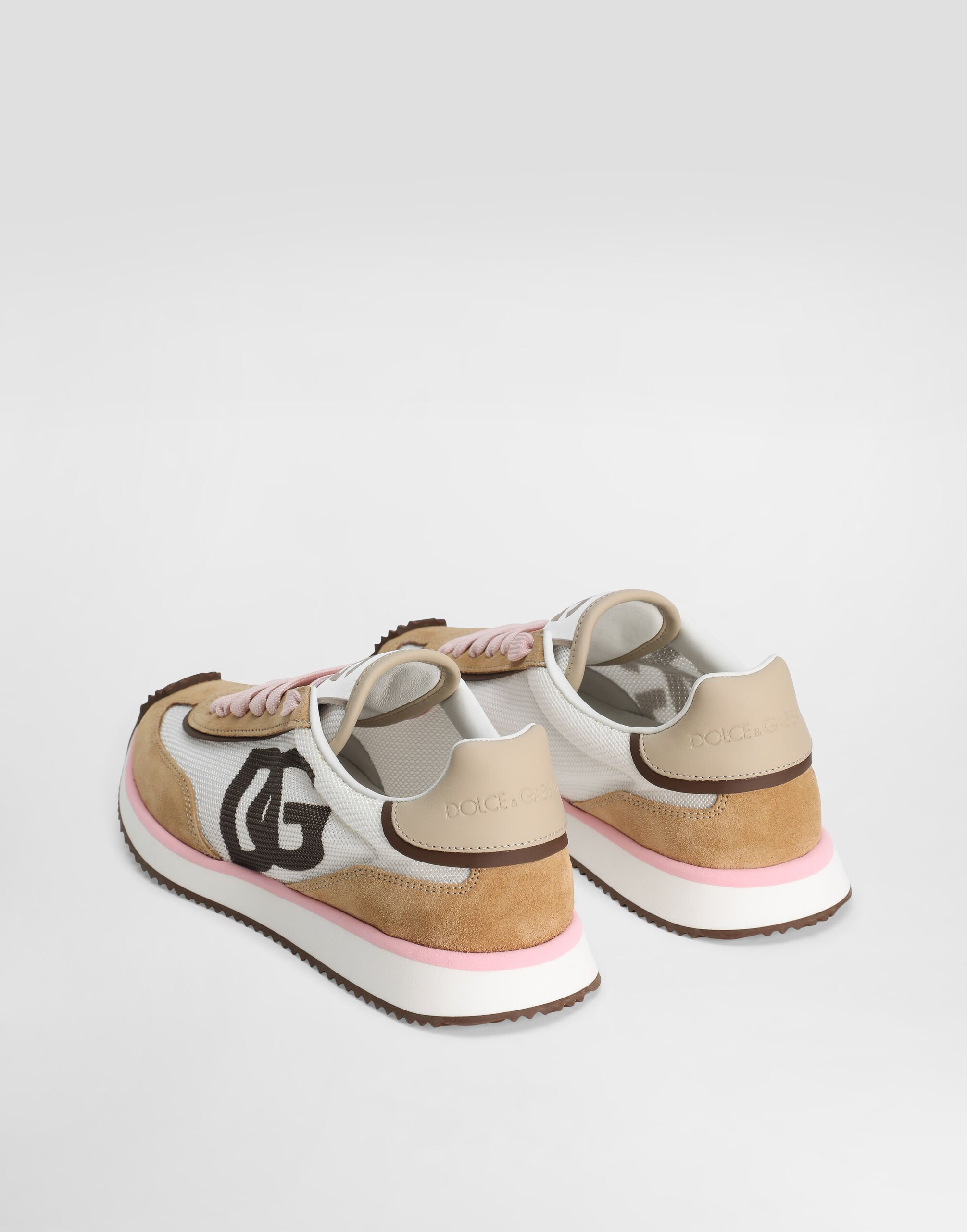 Mixed-material DG CUSHION sneakers - 3