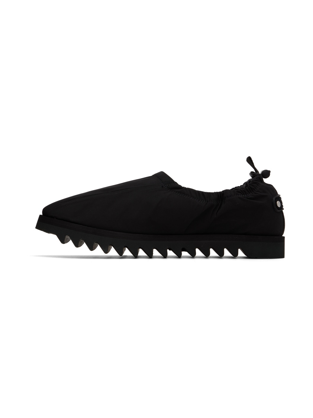 Black Cord-Lock Loafers - 3