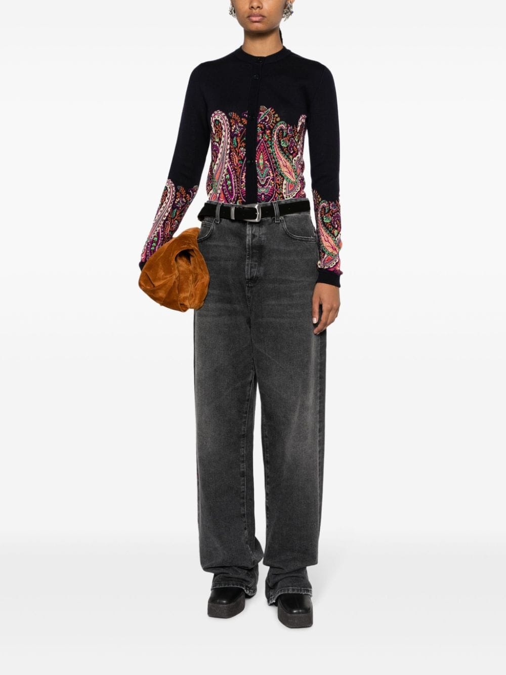 Maglia round-neck cardigan - 2