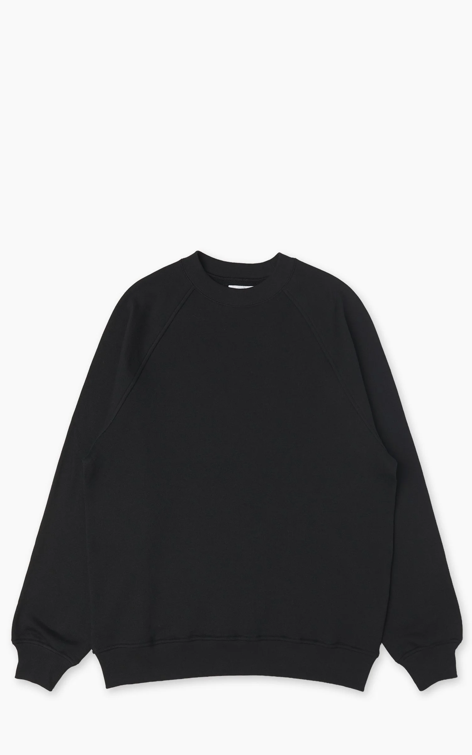 KAPTAIN SUNSHINE SUVIN SWEAT CREW PULLOVER BLACK - 1
