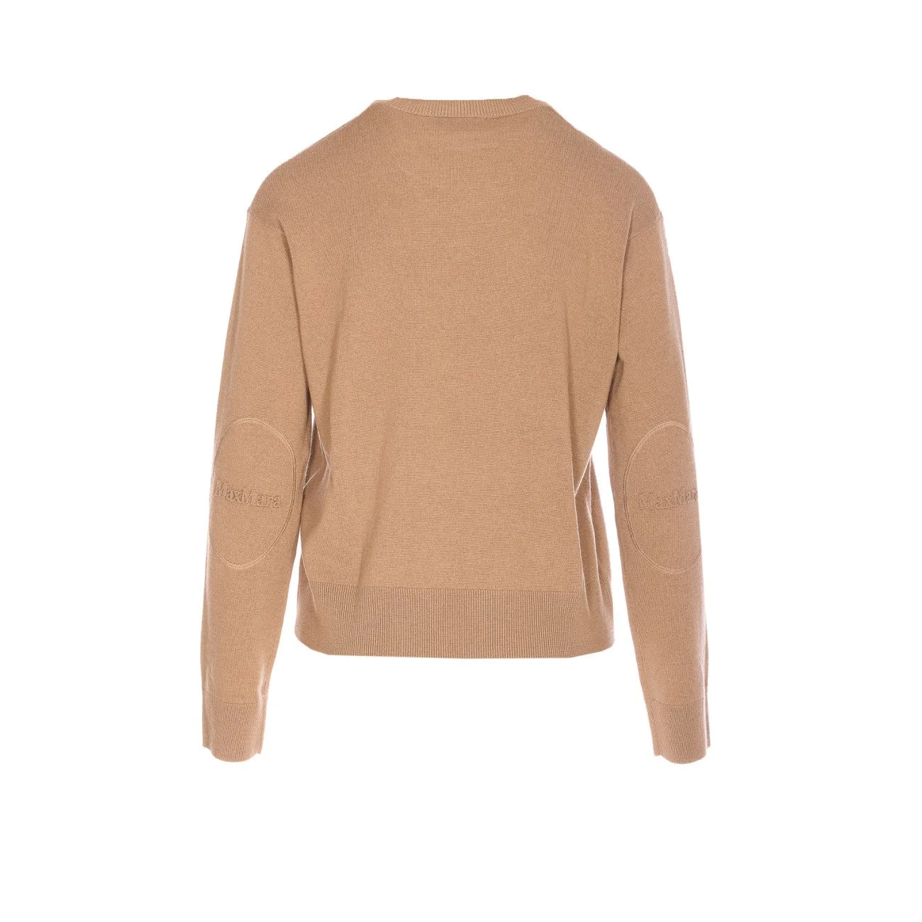 S Max Mara Women Eco Wool Sweater With Logo Patches - 1