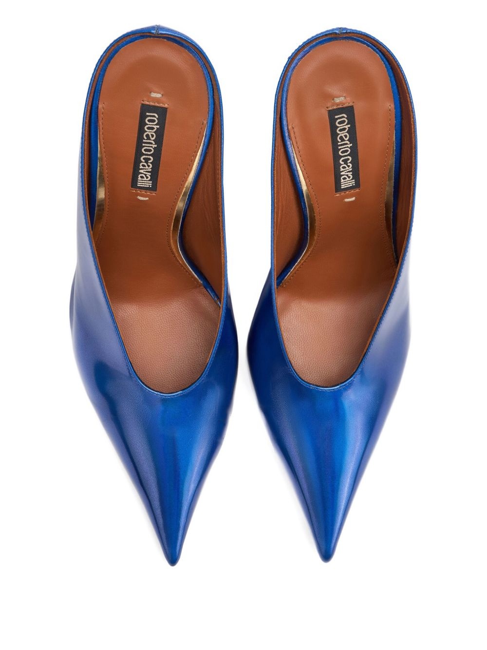 sleek pointed-toe mules - 3