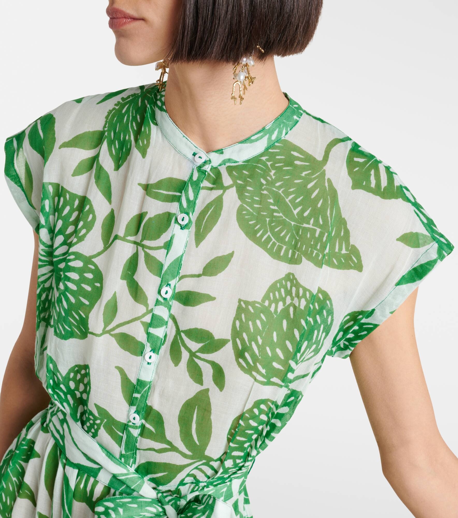 Kora printed cotton maxi dress - 4