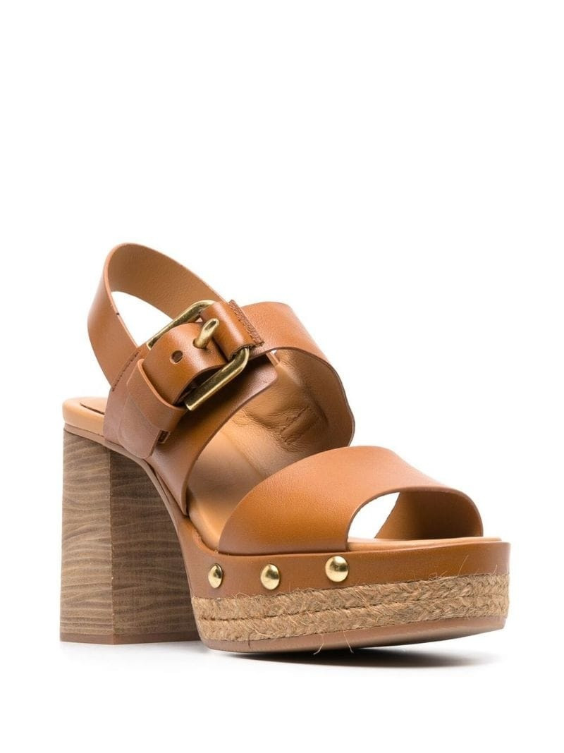 See by Chloé platform buckled sandals outlook