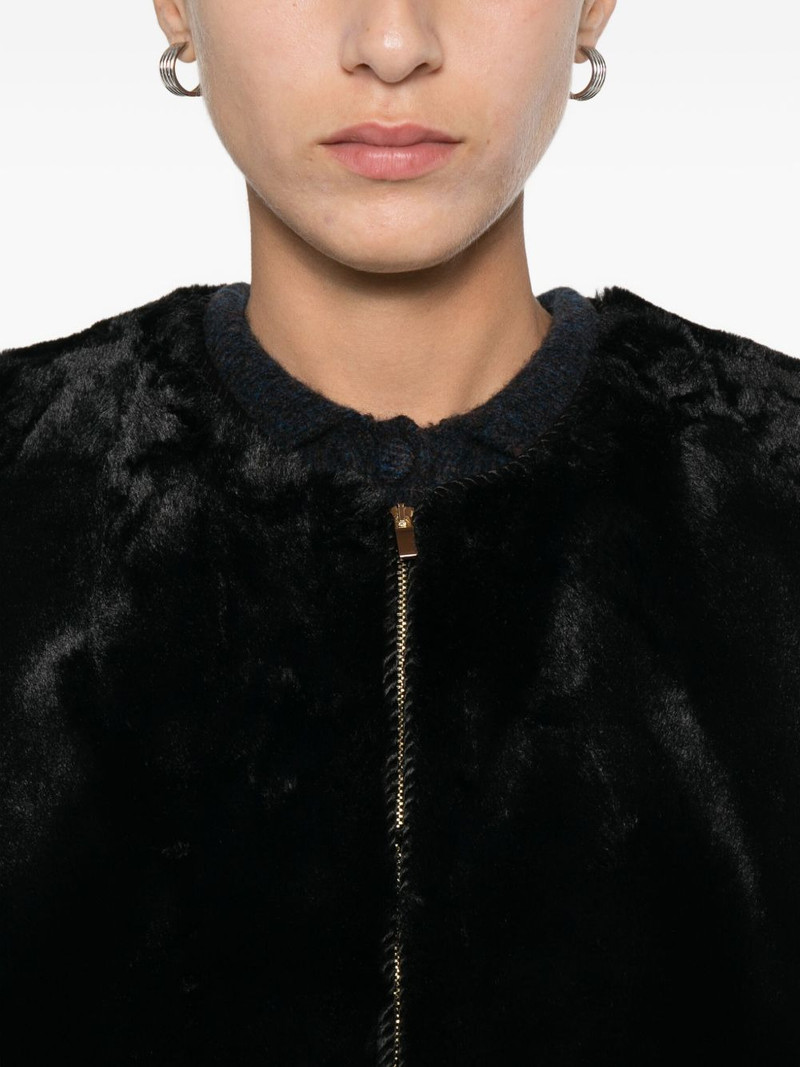 faux-fur gilet 5