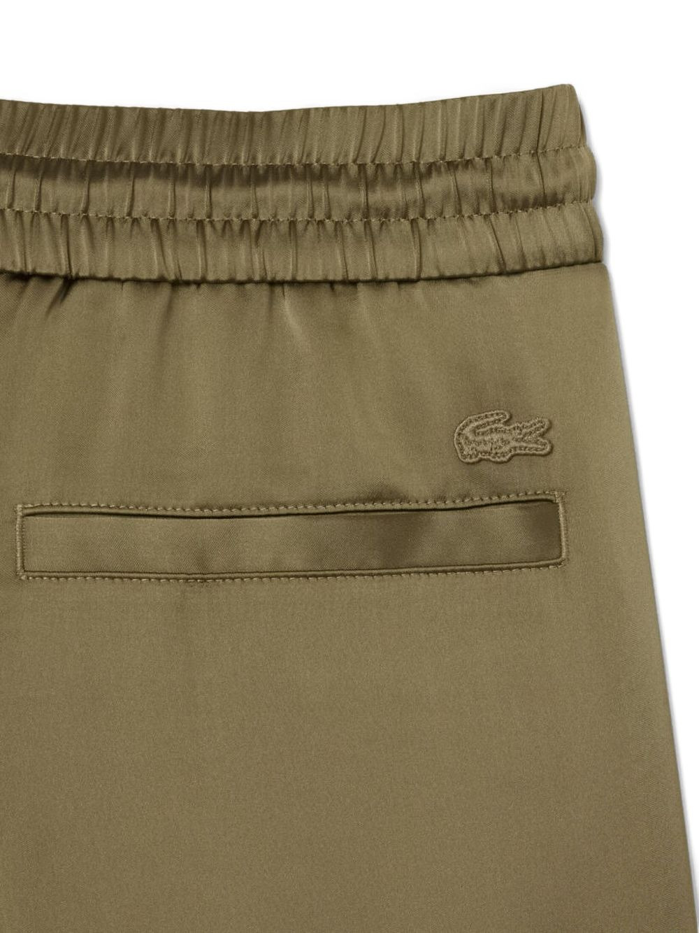zip-pocket satin trousers - 4