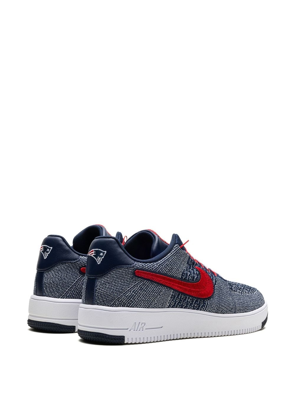 Air Force 1 Ultra Flyknit Low "Patriots Robert Kraft Wolf Grey" sneakers - 3