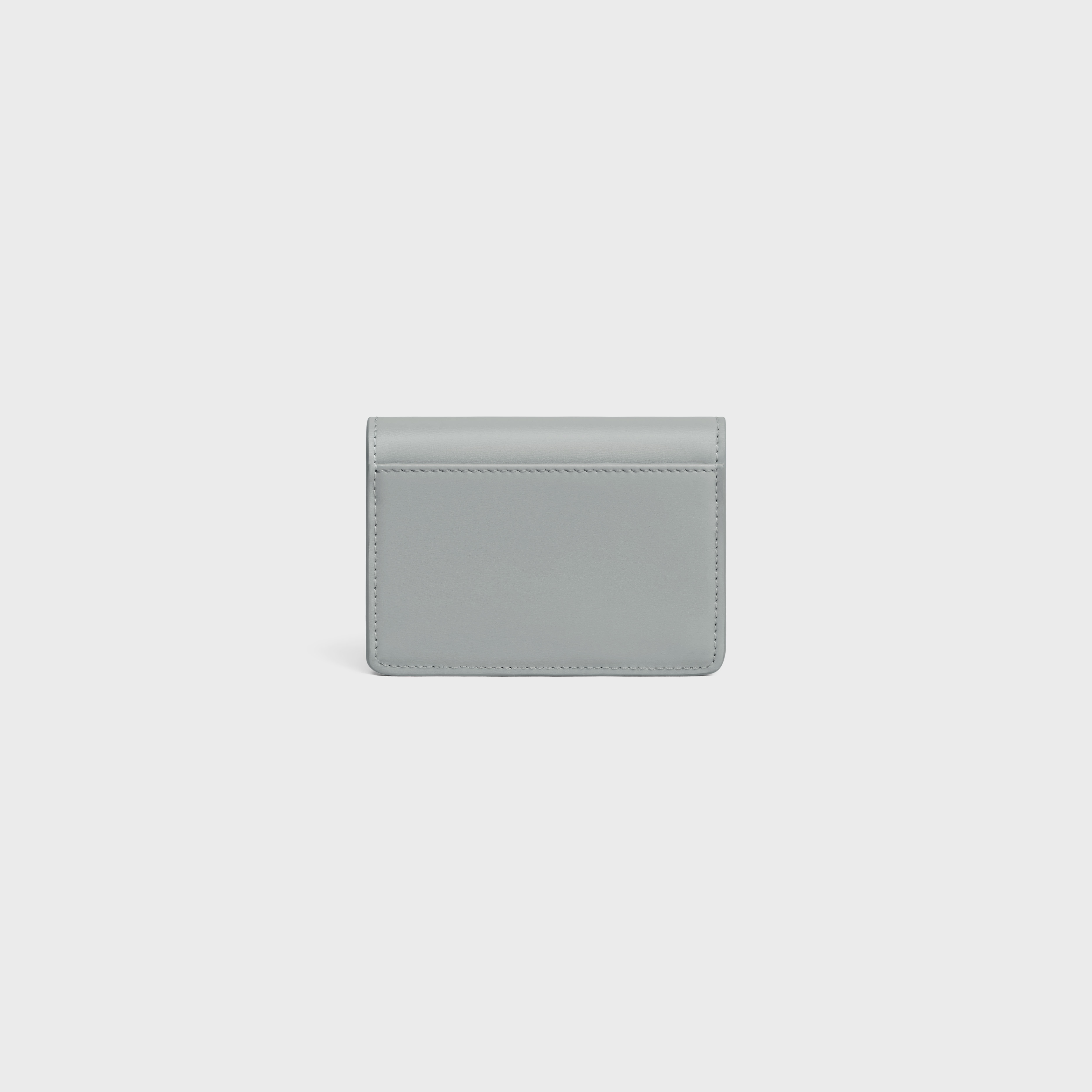 CARD HOLDER WITH FLAP TRIOMPHE in Shiny calfskin - 3