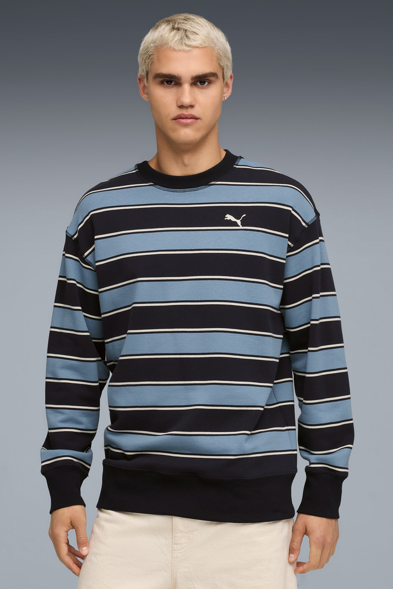 PUMA Premium ESS Stripe Crew Unisex outlook