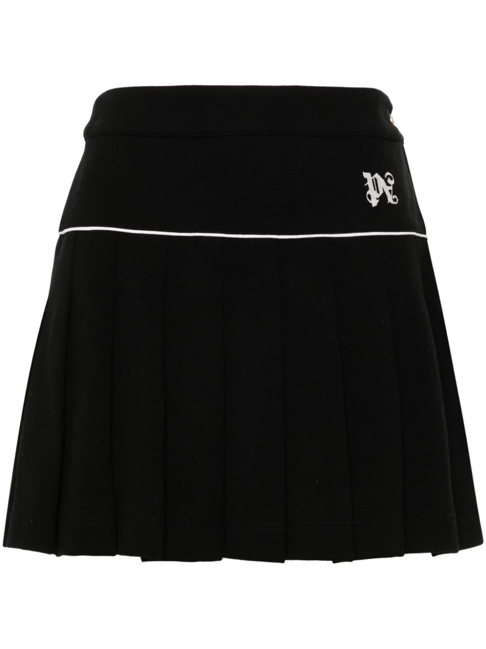 monogram pleated skirt - 1