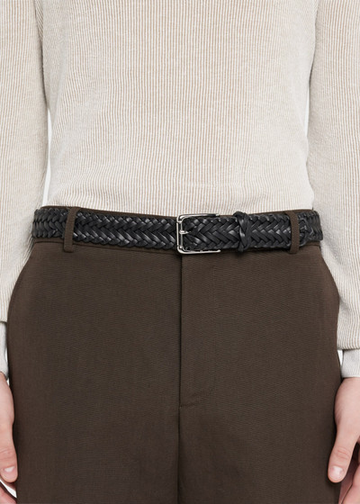 Ralph Lauren Men's Braided Leather Belt, 32mm outlook