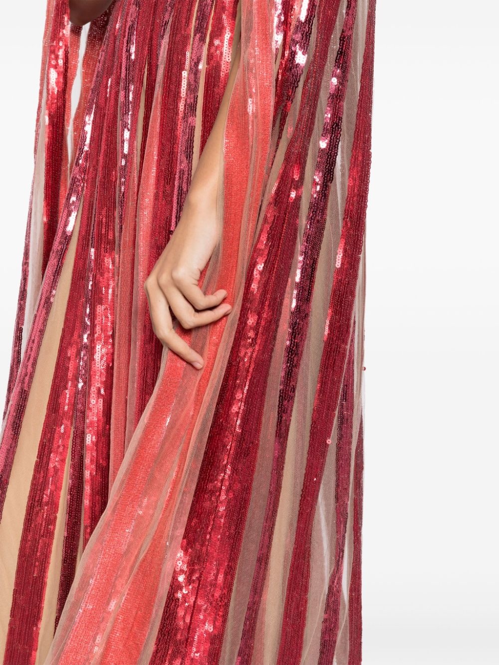 embroidered tulle dress - 5