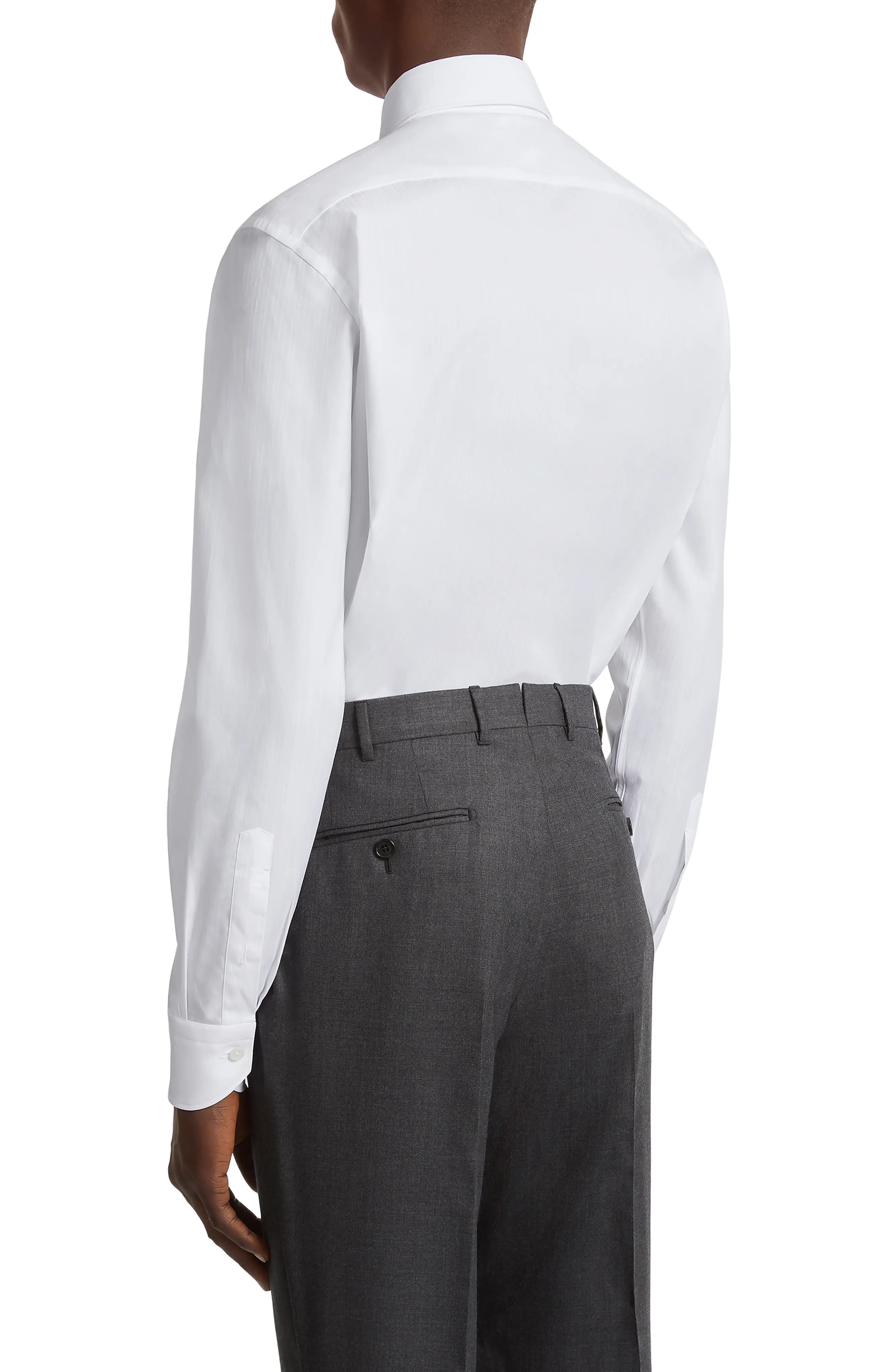 Centoventimila Couture Tonal Microstripe Button-Up Shirt - 2