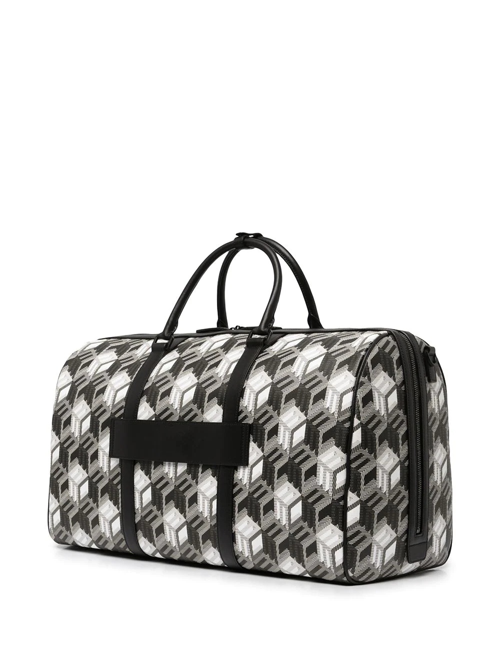 monogram-print leather holdall - 3