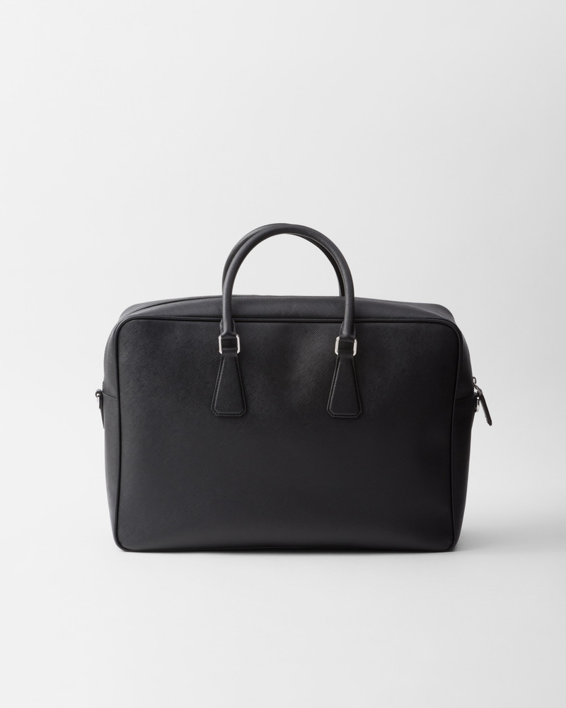 Saffiano leather briefcase 3