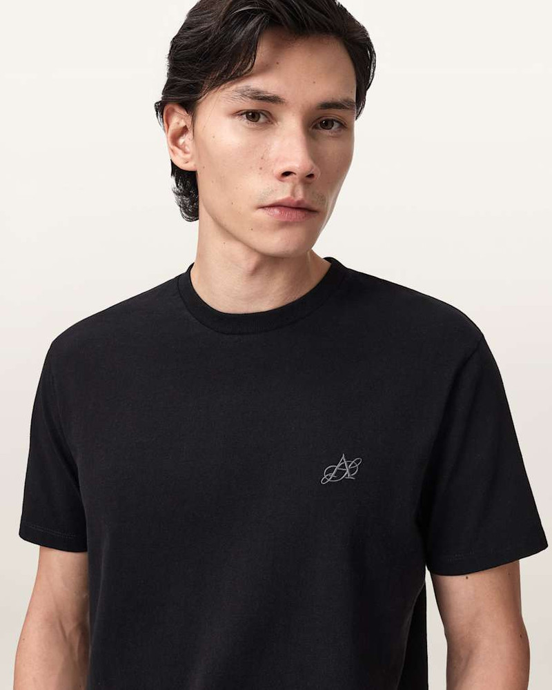 CIPHER EMBROIDERED CREW NECK T-SHIRT 3