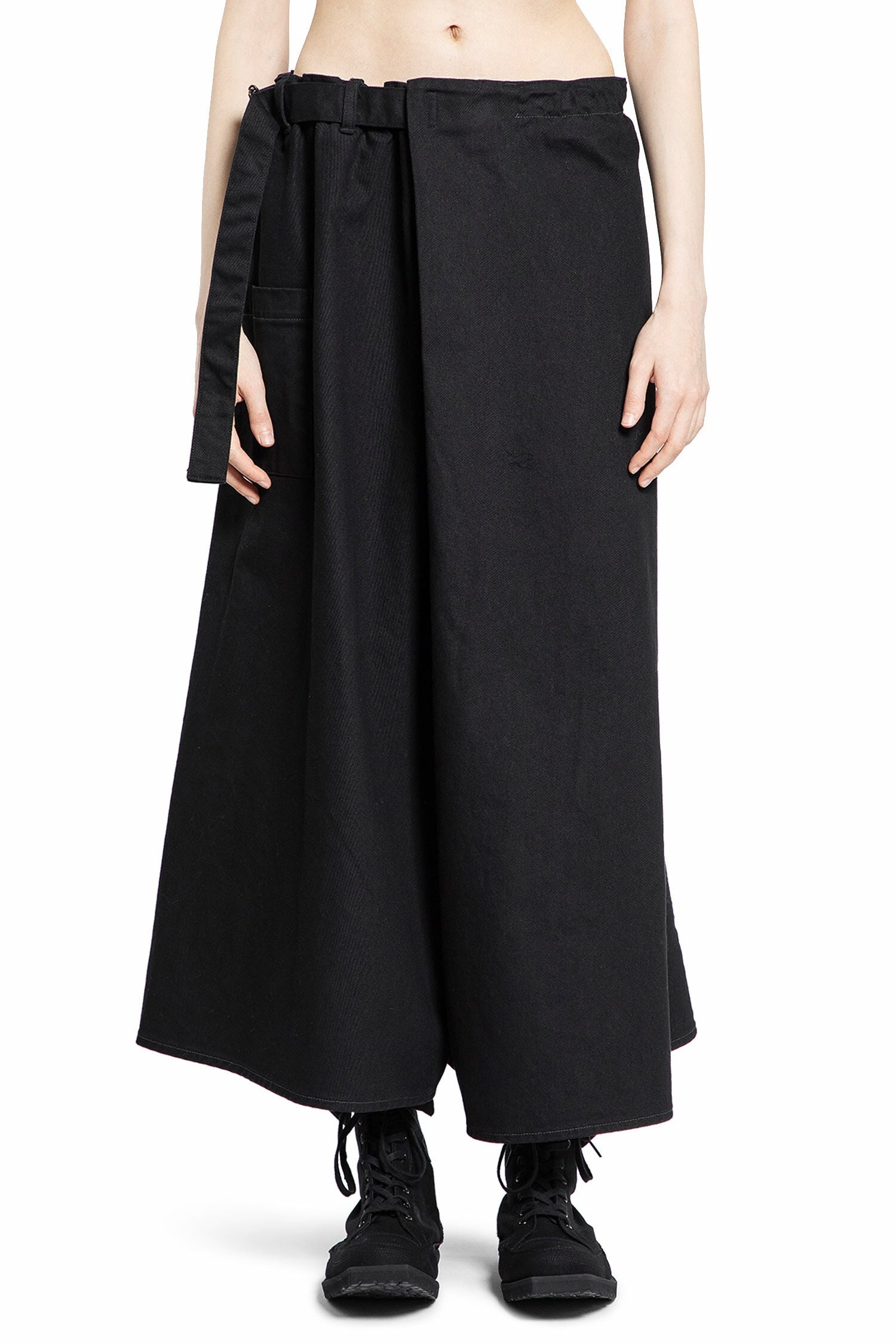 新品未使用　OHOTORO Ribbed Wrapping Skirt ribbed wrapping skirt | OHOTORO