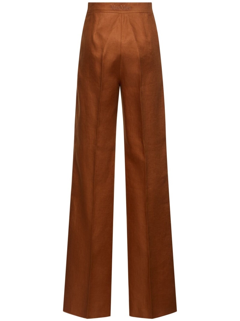 Linen wide pants - 3