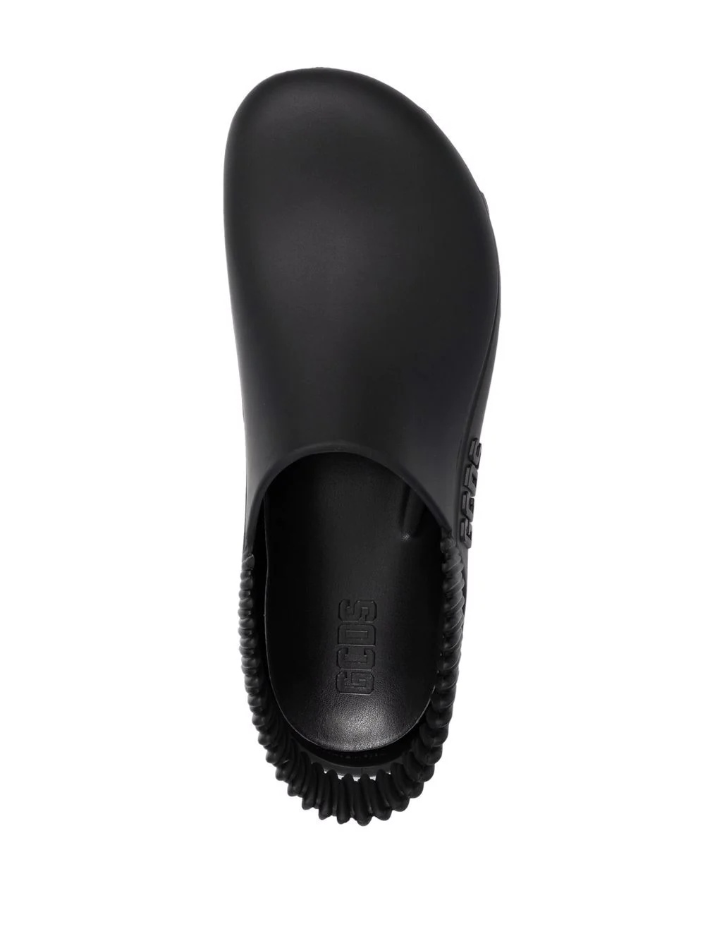 embossed-logo slingback clogs - 4