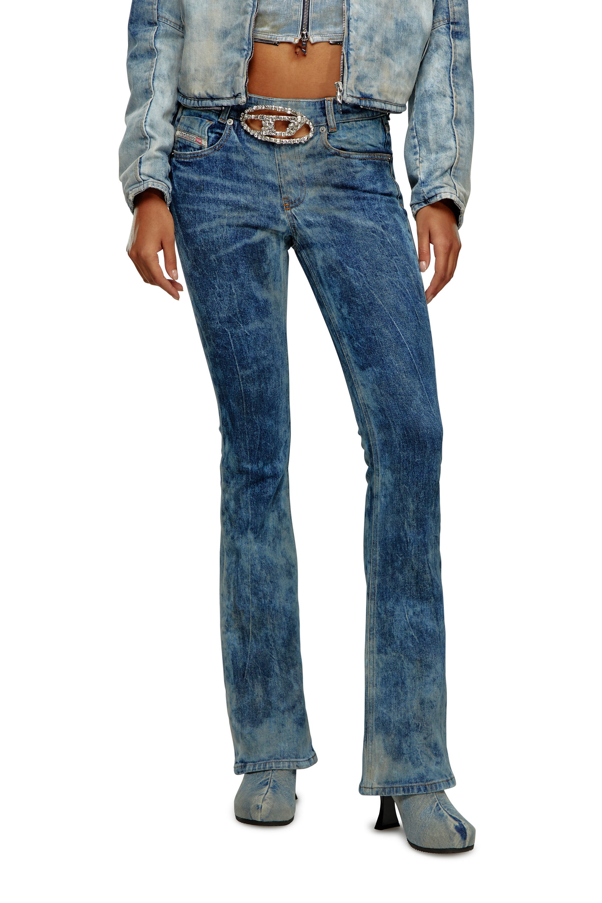 BOOTCUT AND FLARE JEANS 1969 D-EBBEY 0PGAL - 3