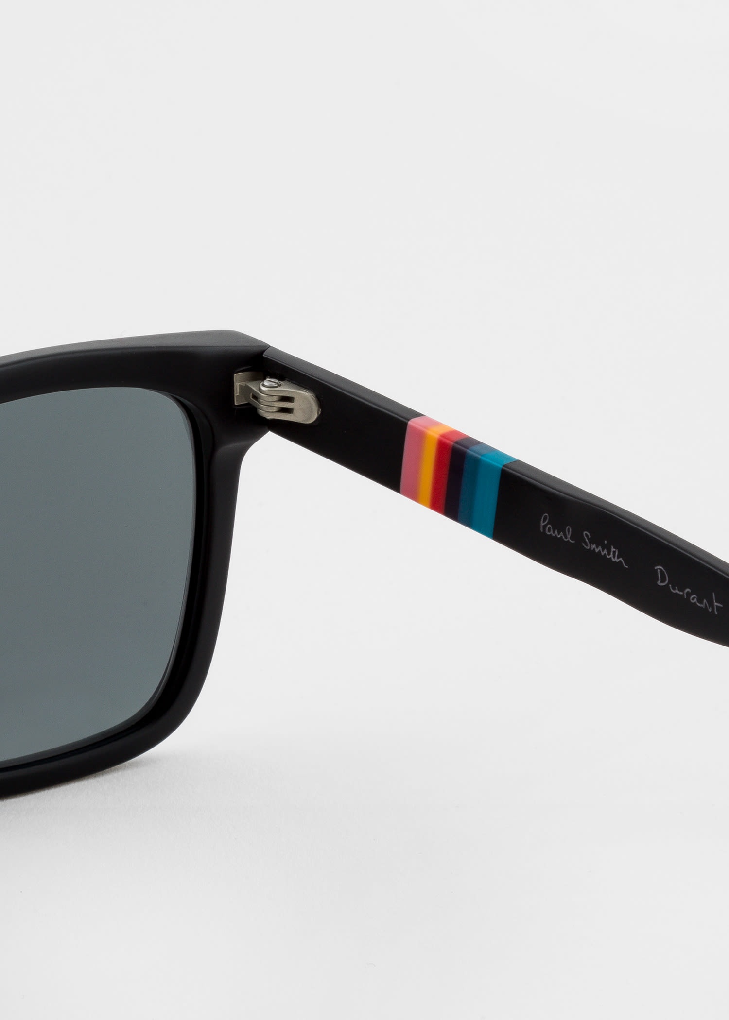 Matte Black 'Durant' Sunglasses - 4