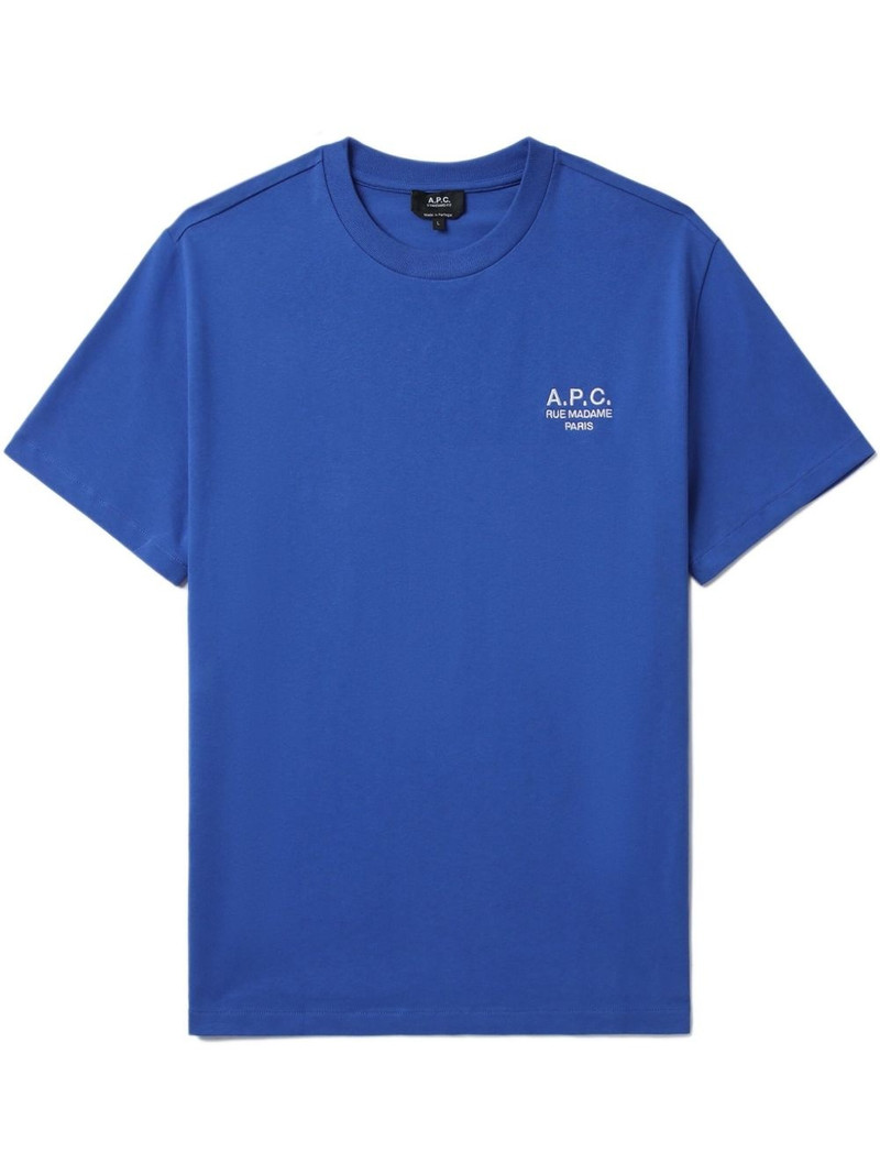 logo cotton t-shirt - 1