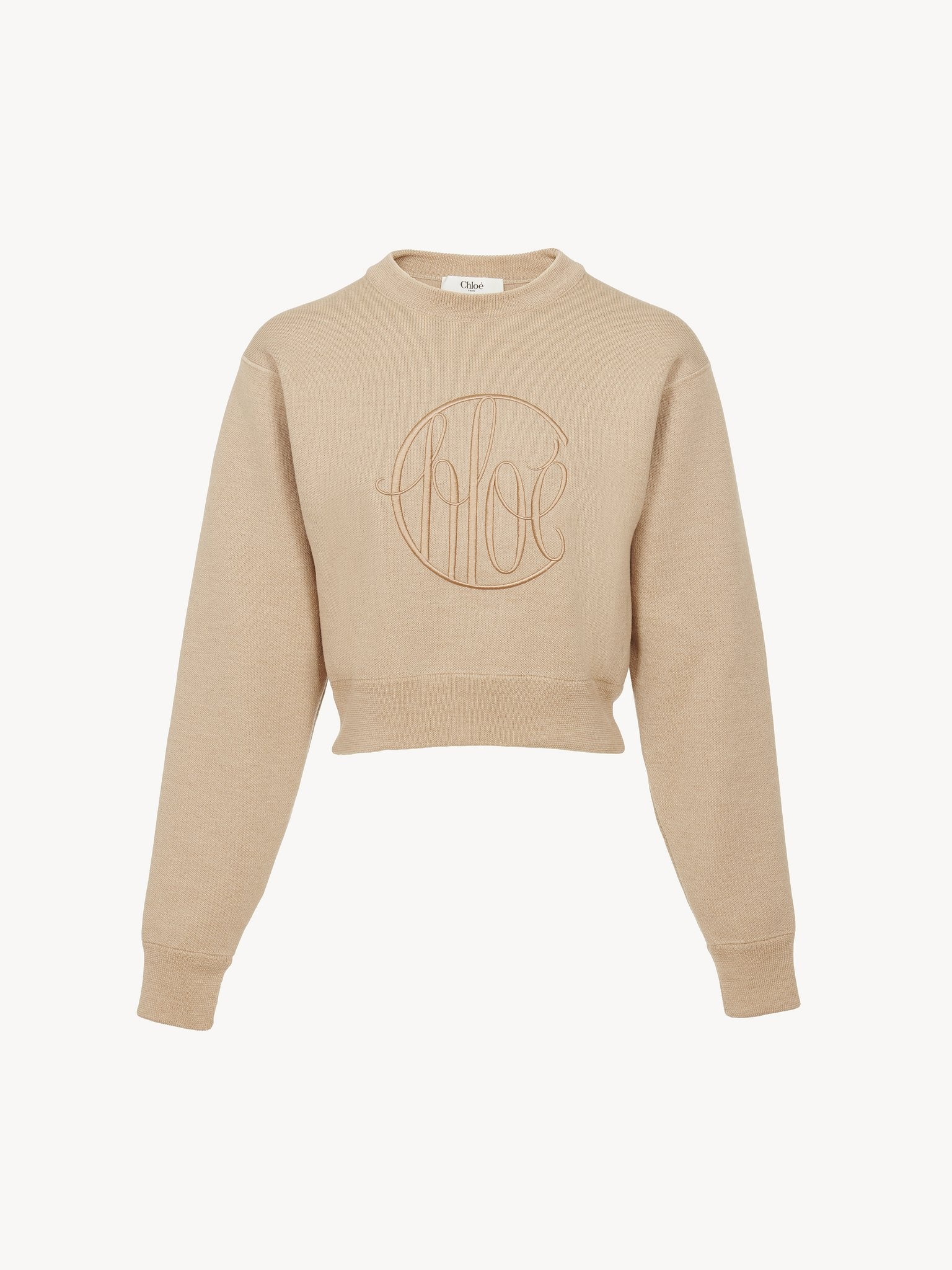 KNITTED LOGO SWEATER IN WOOL - 2