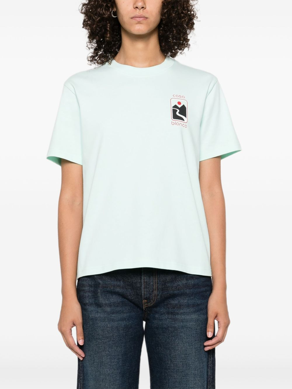 Sunset Valley graphic-print T-shirt - 3