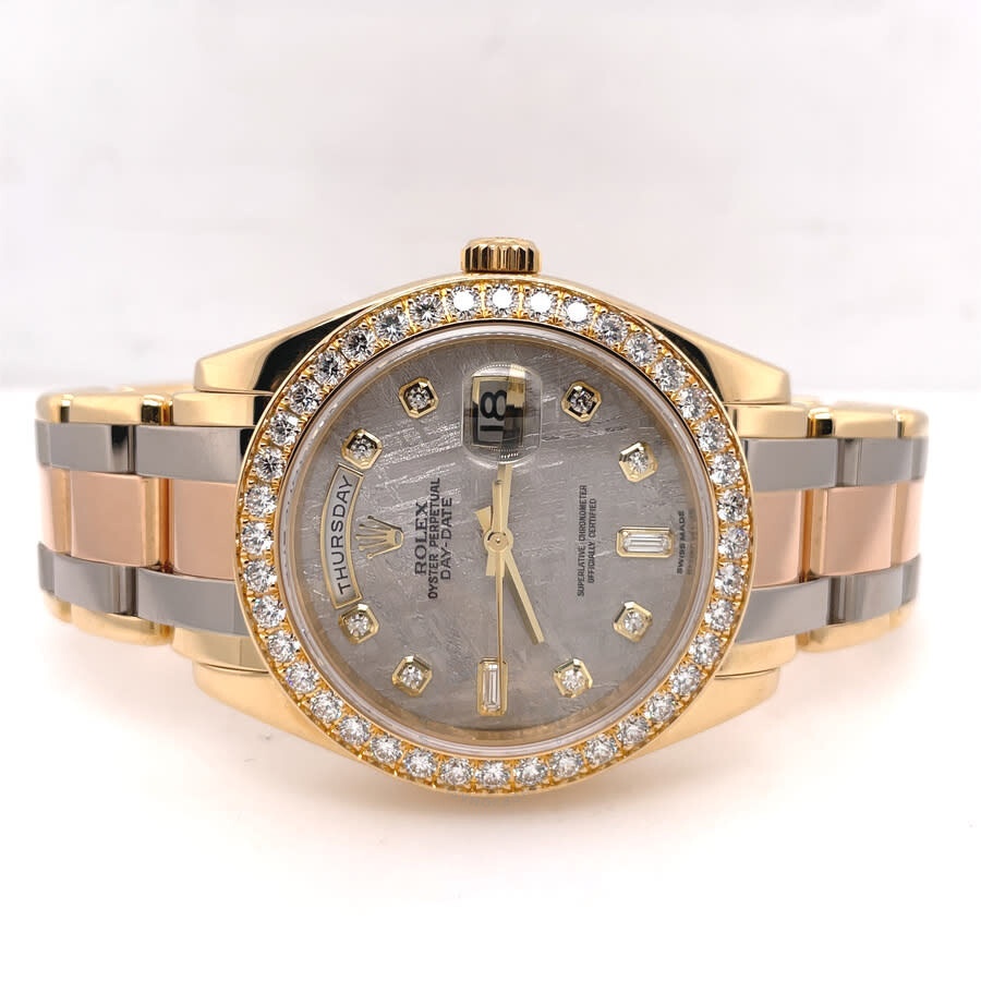 Pre-owned Rolex Day Date Automatic Diamond Men's Watch 18948 MTDPM - 5