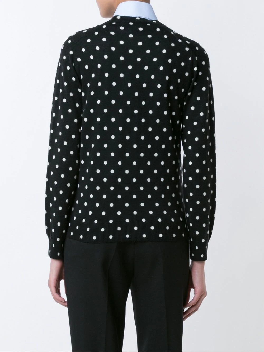 polka dot cardigan - 4