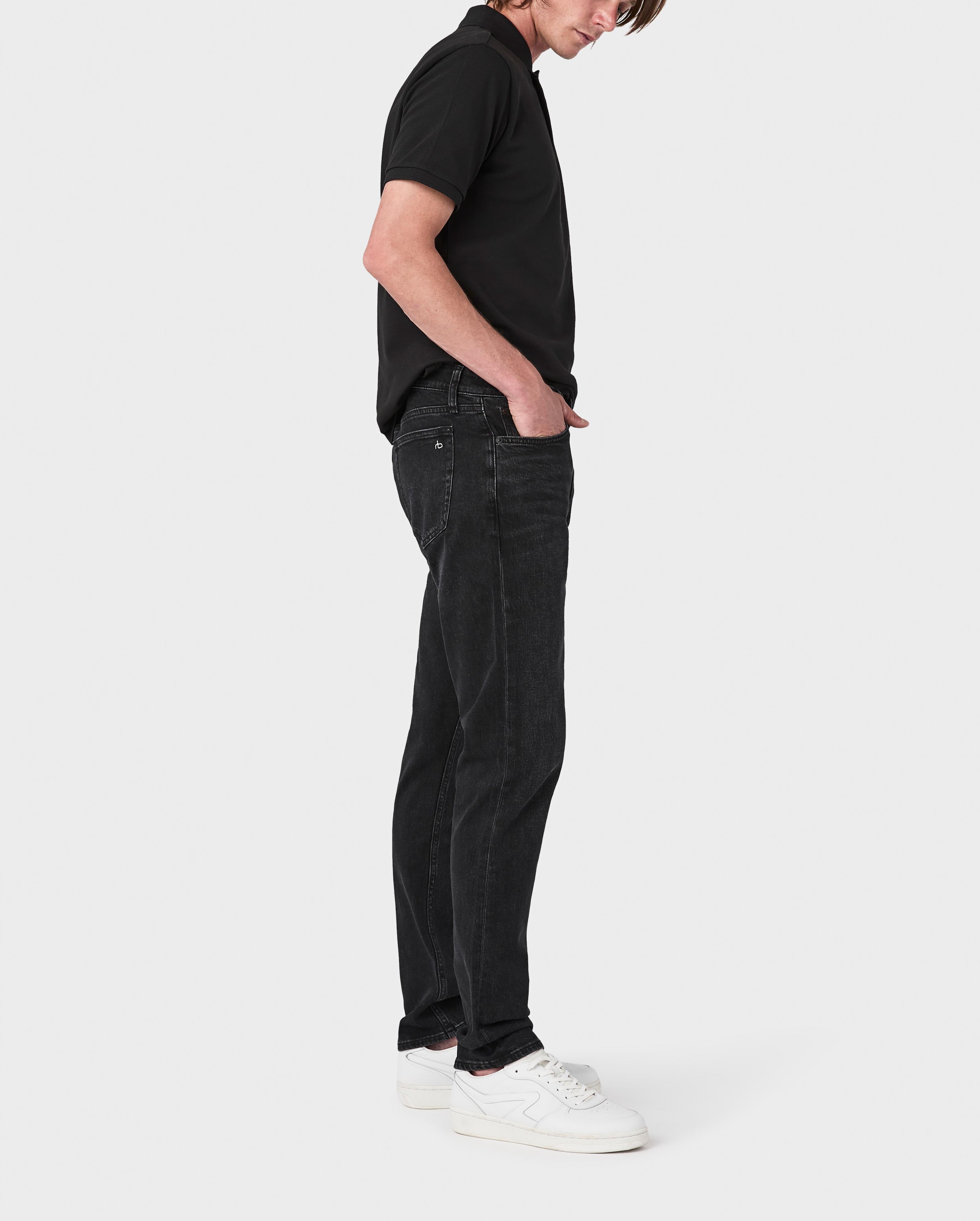 Fit 3 - Faded Black
Athletic Fit Authentic Stretch Washed Black Jean - 2