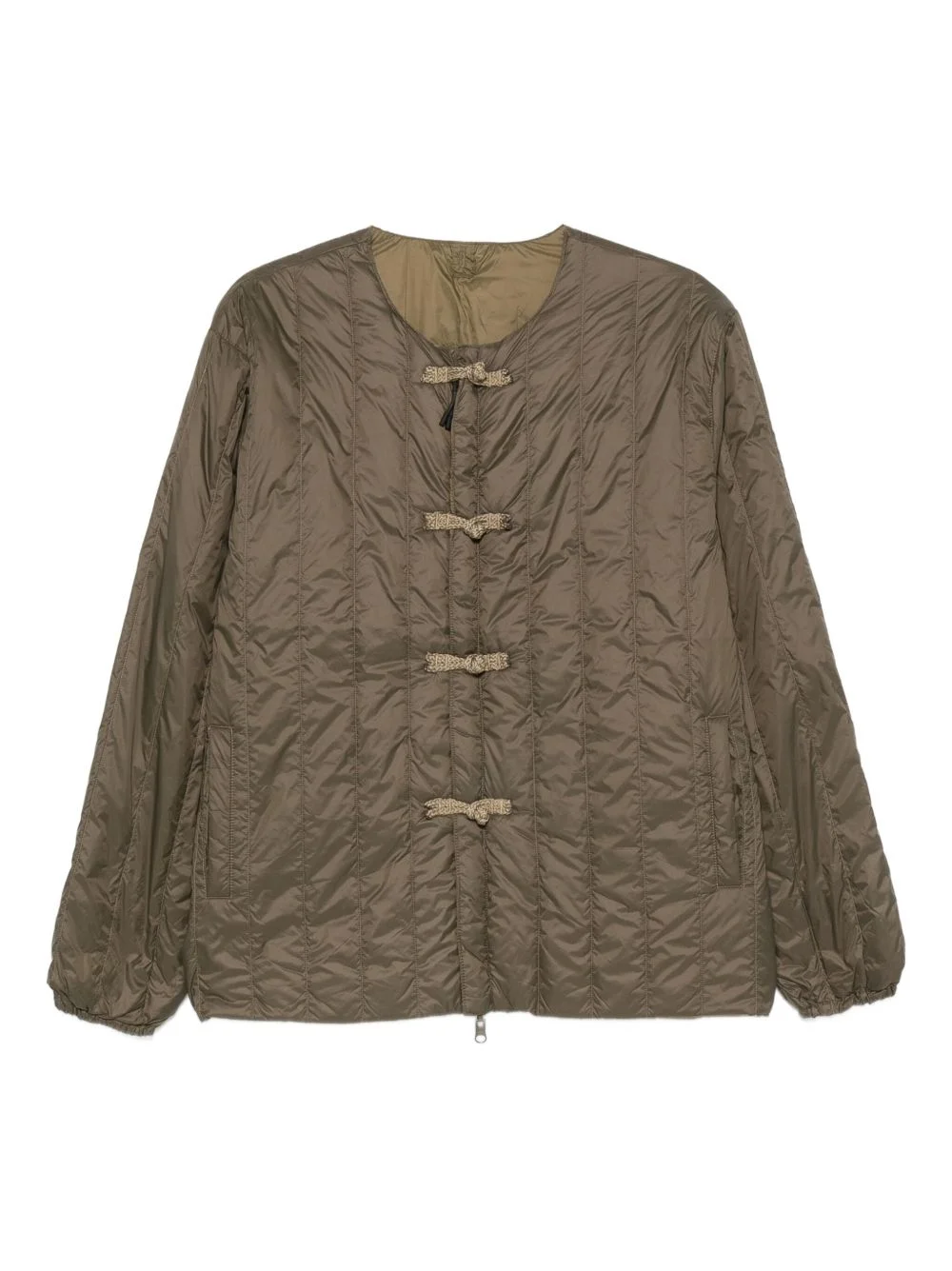 quilted toggle jacket - 1