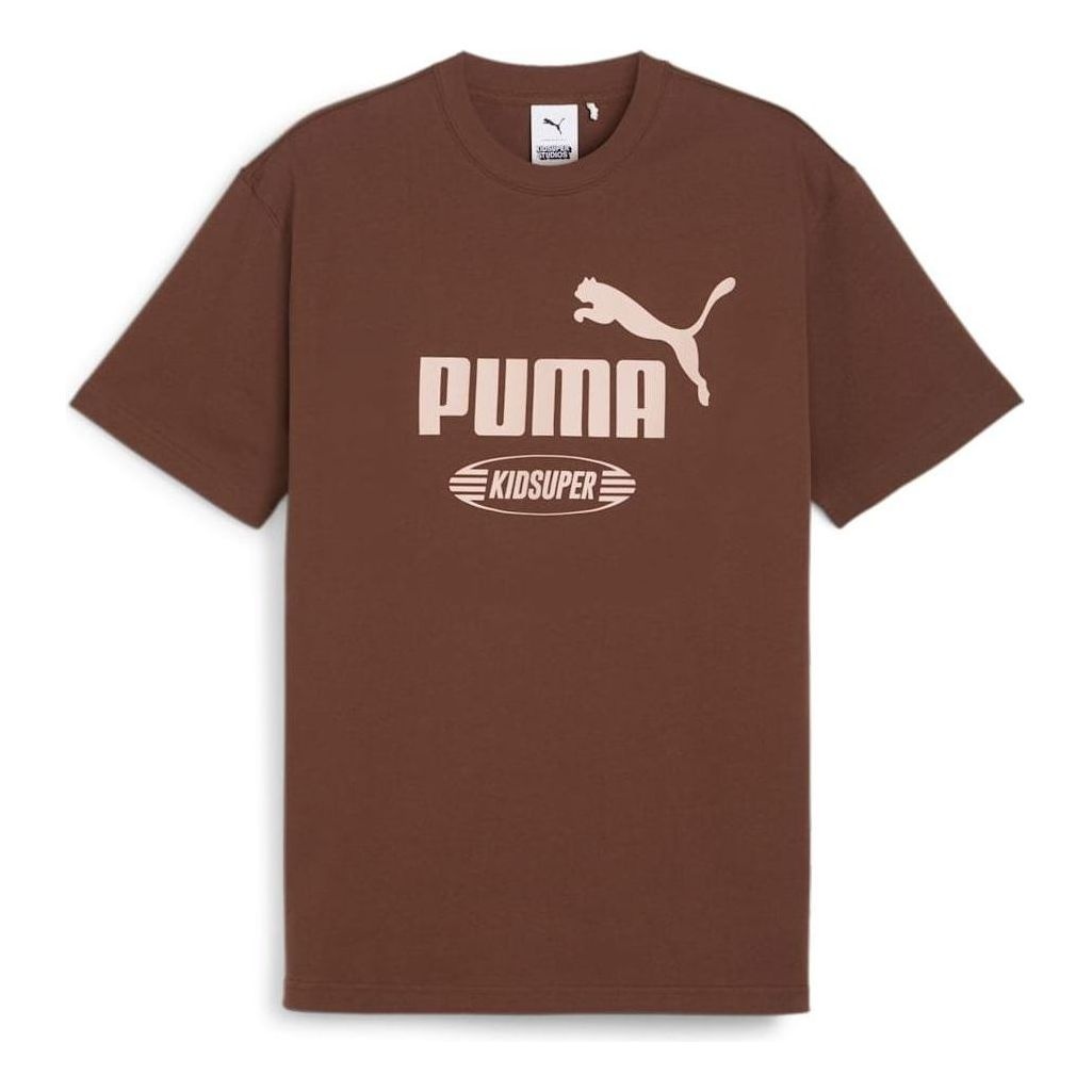 PUMA x KidSuper Graphic T-shirt 'Chestnut Brown' 624076-79 - 1