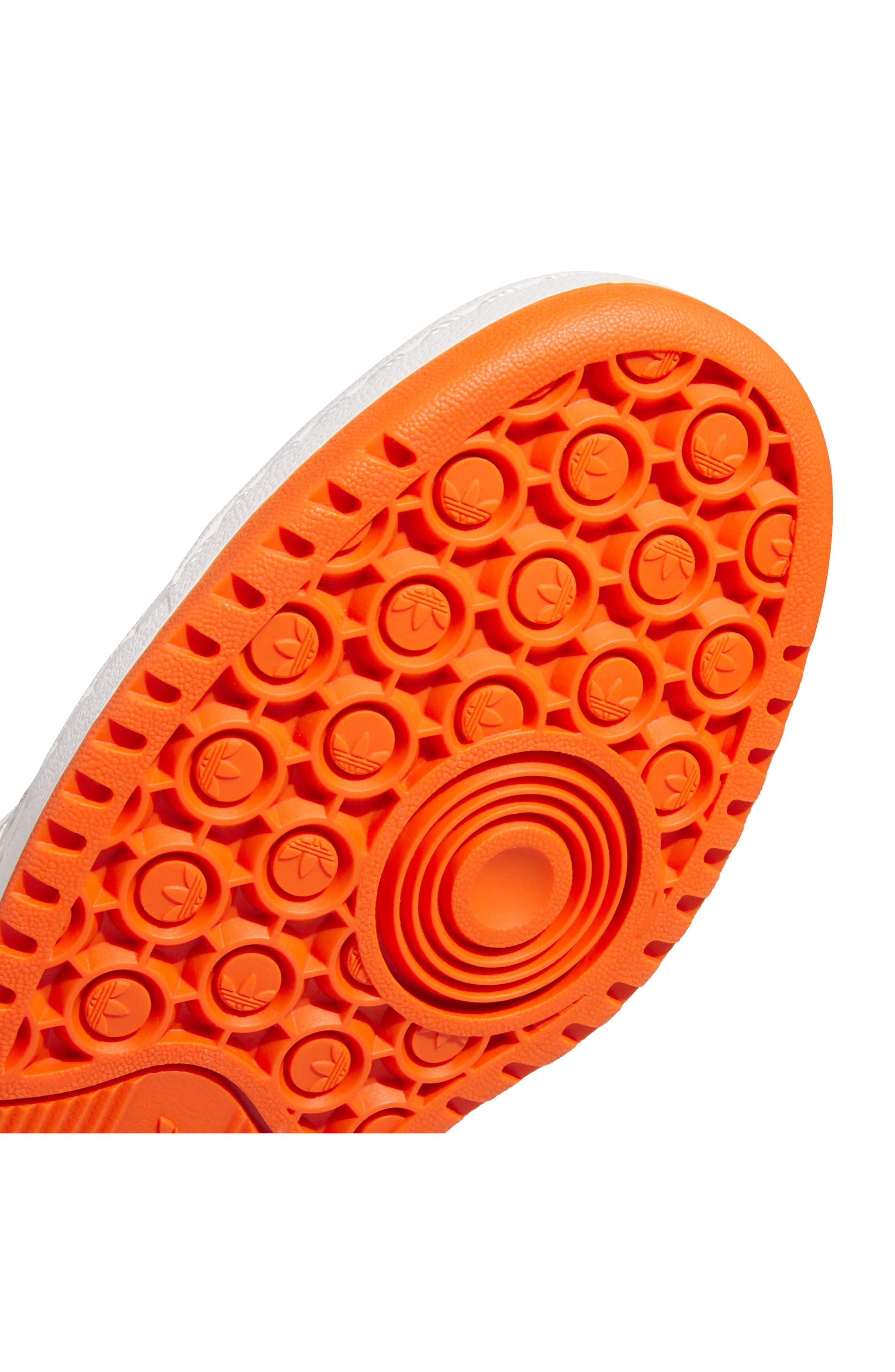 adidas Forum Low Basketball Sneaker in Cloud White/Real Gold/Orange at Nordstrom - 7