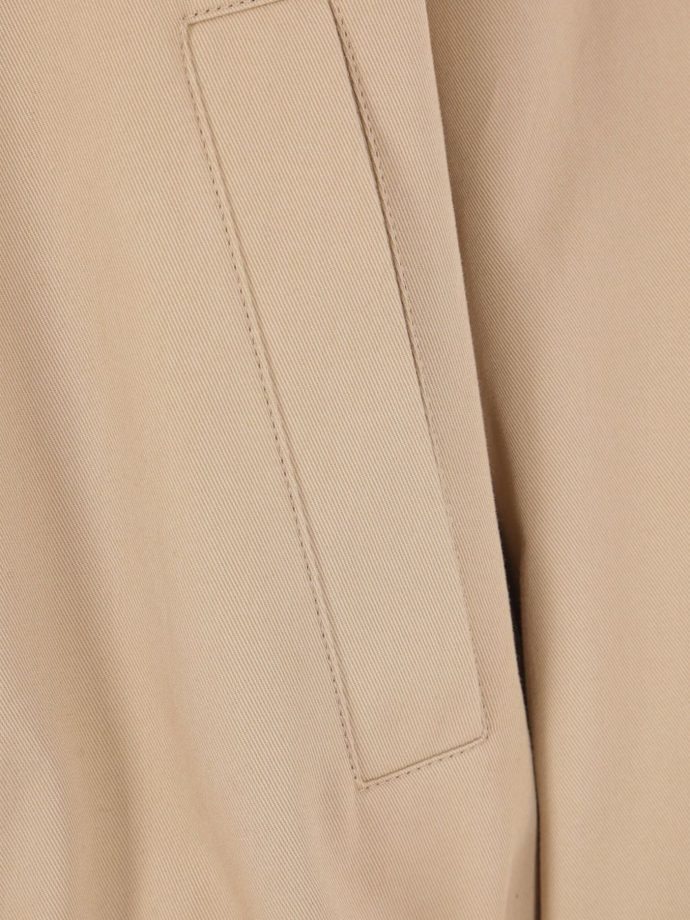 pointed-collar elasticated-hem bomber jacket - 4