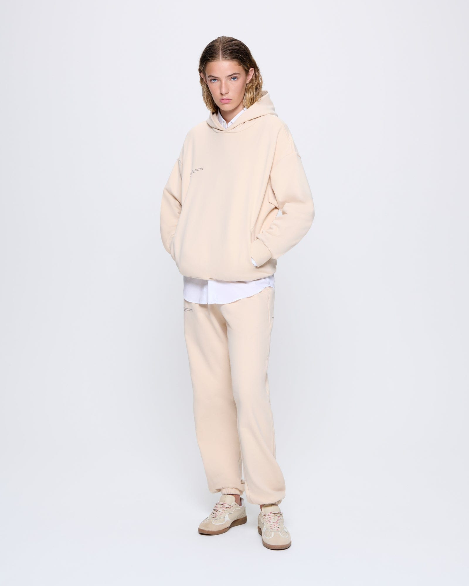 Womens 365 Midweight Track Pants - Sand - 2
