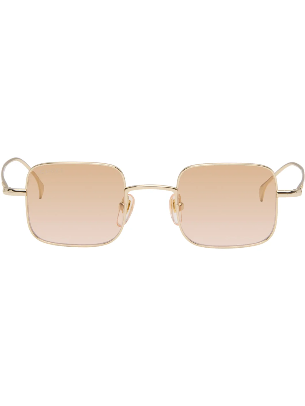 Gold Institutional Logo Sunglasses - 1