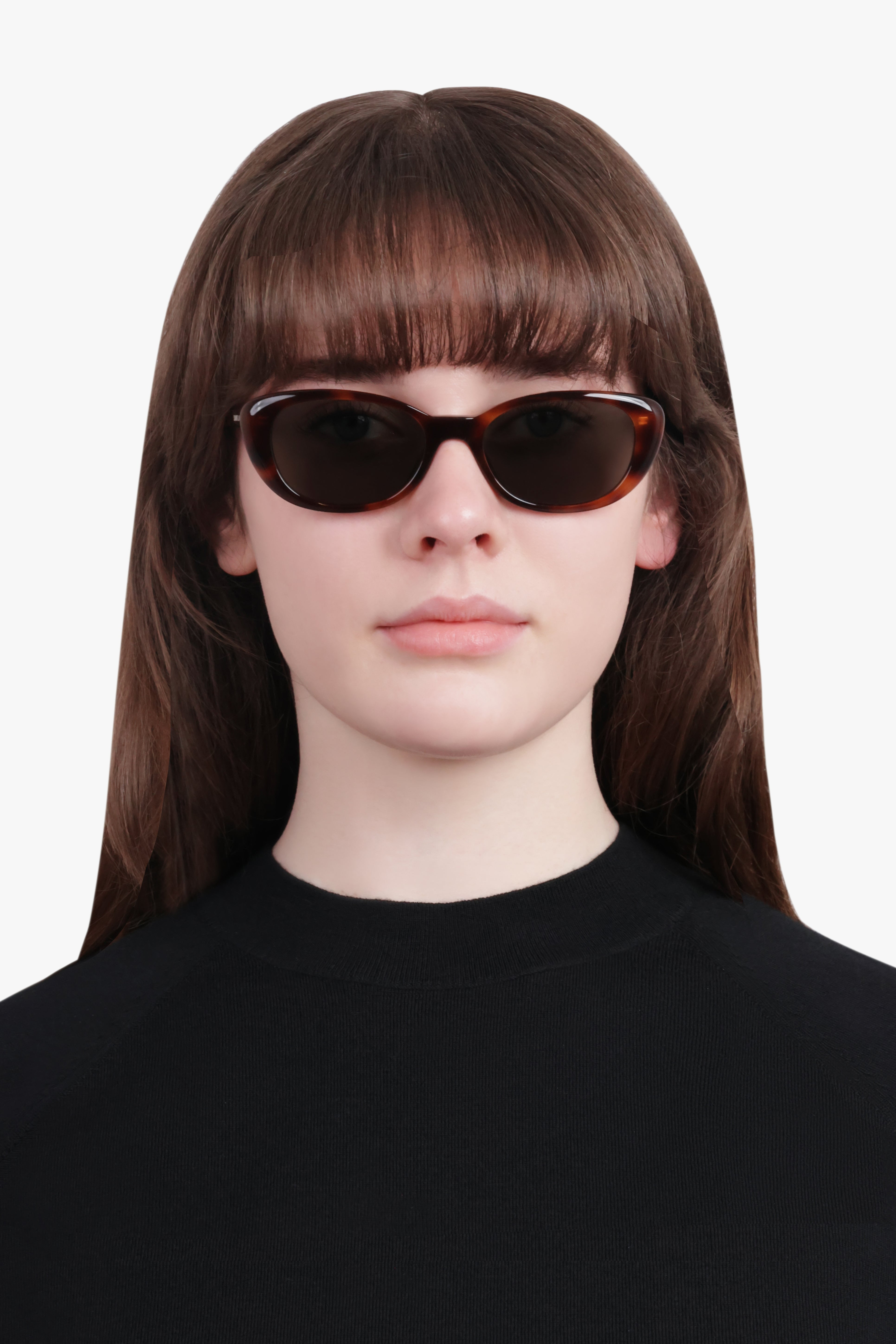 SL 822 ROUNDED CAT EYE | HAVANA BROWN - 4