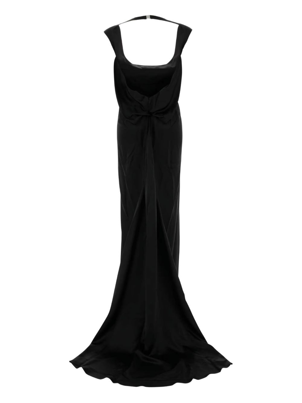 open-back silk gown - 2