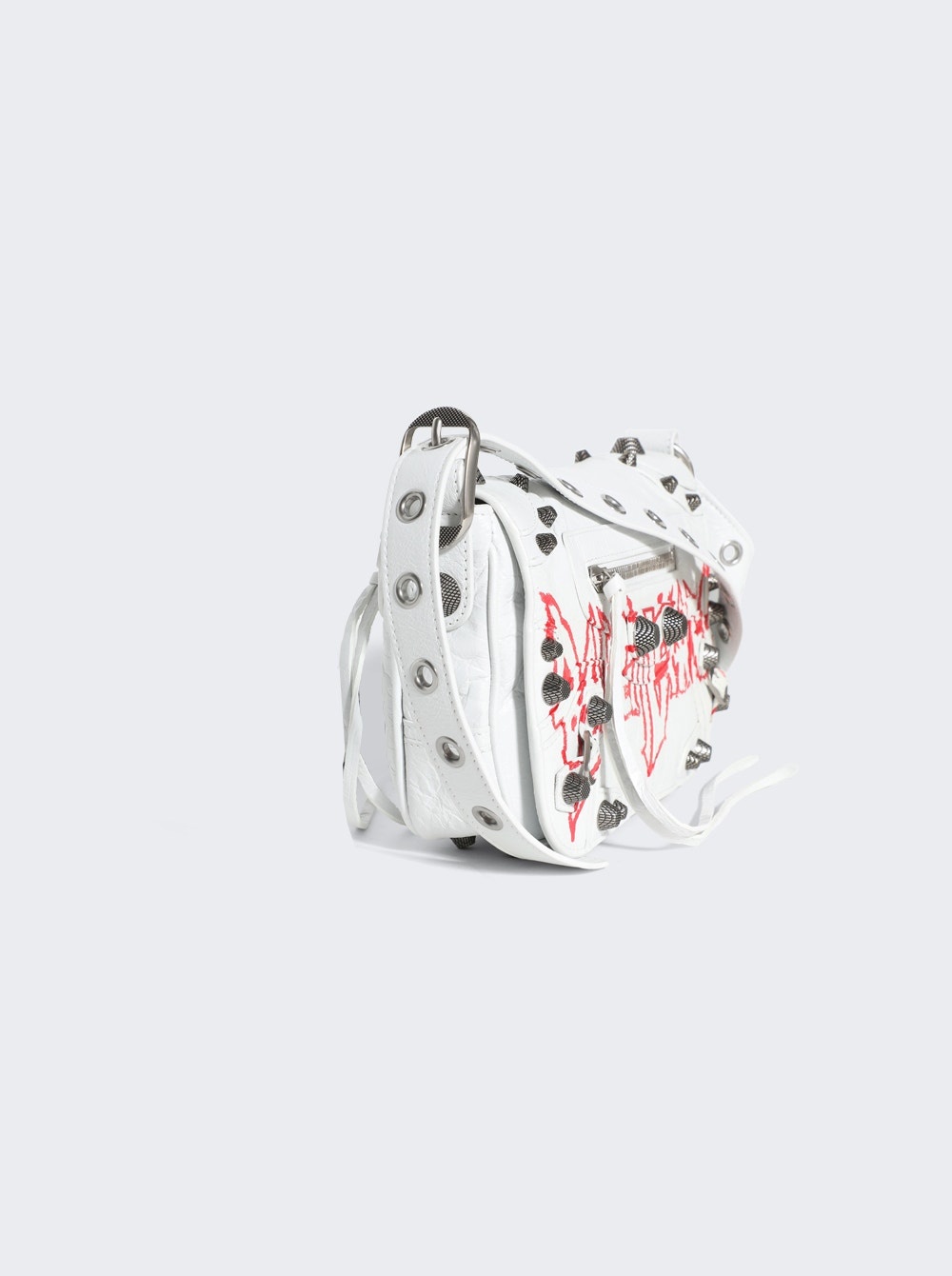 Le Cagole Xs Flap Bag White - 4