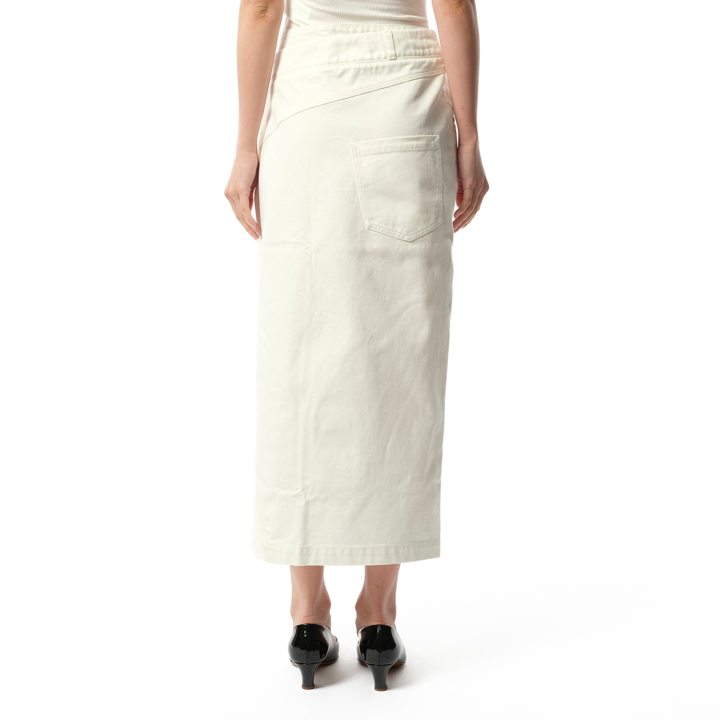 Deconstructed Skirt AF in White - 6